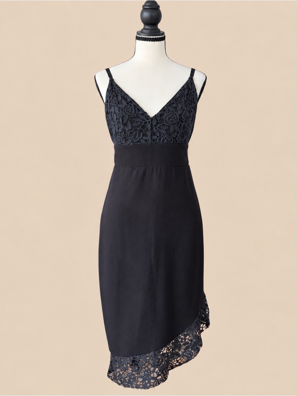 Whimsigoth Romantic Lace Slip Dress M